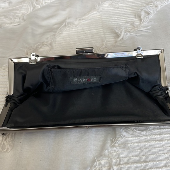 Style & Co grey snakeskin mini purse - Picture 3 of 3